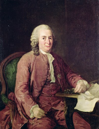 Retrato de Carl von Linnaeus (1707-78) de Alexander Roslin